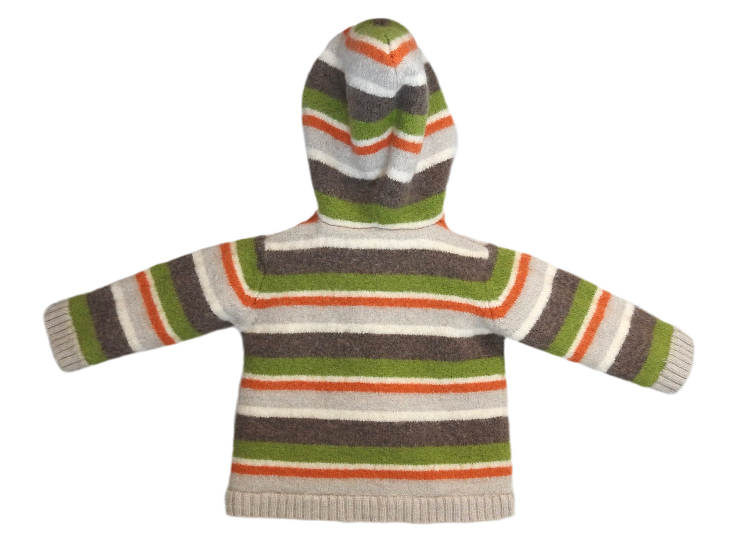 Vintage 2004 Janie & Jack Merino Wool Pumpkin Jacket 12-18M