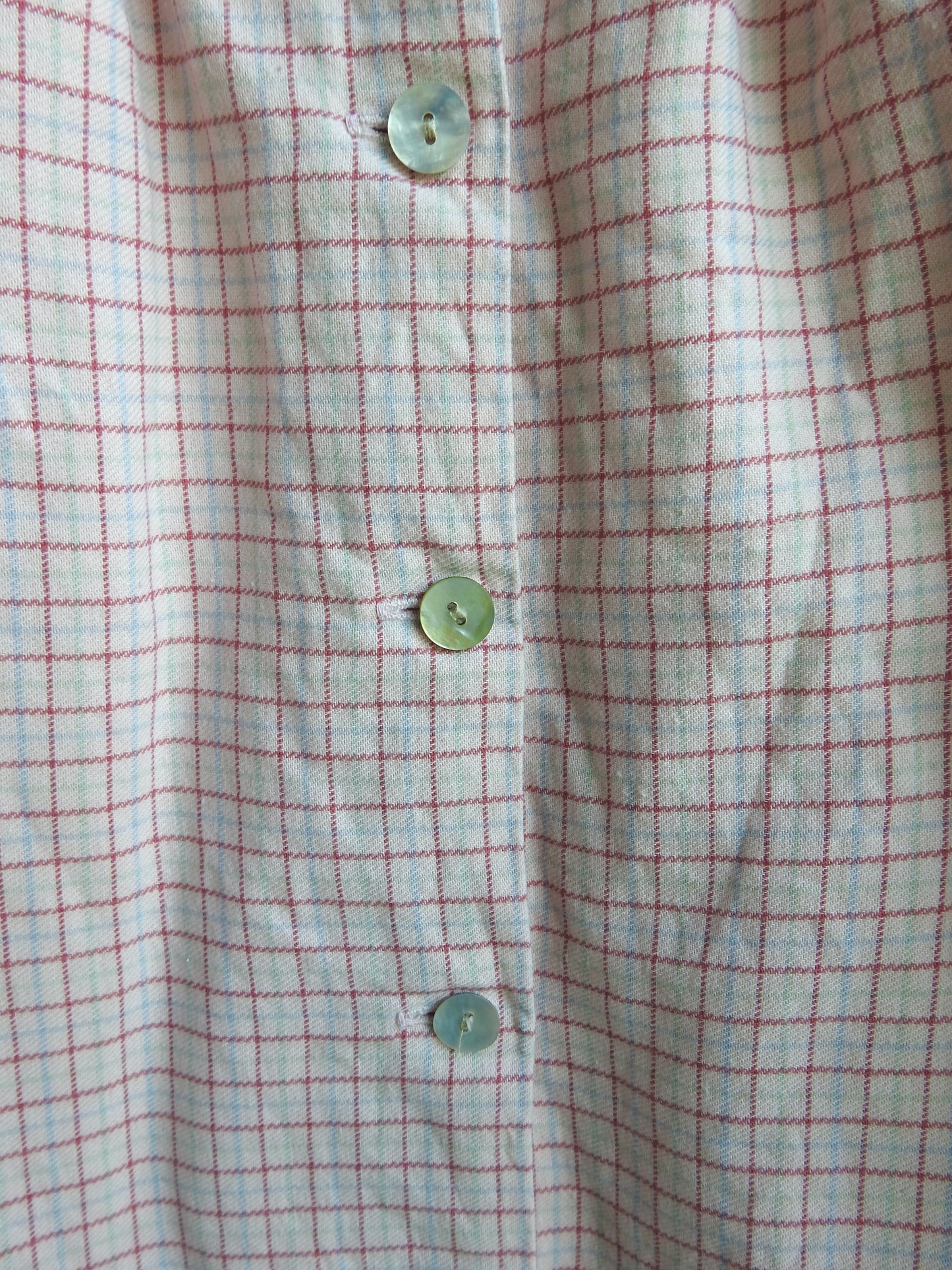 Vintage 80s/90s Jacadi Pink Plaid Dress 12M