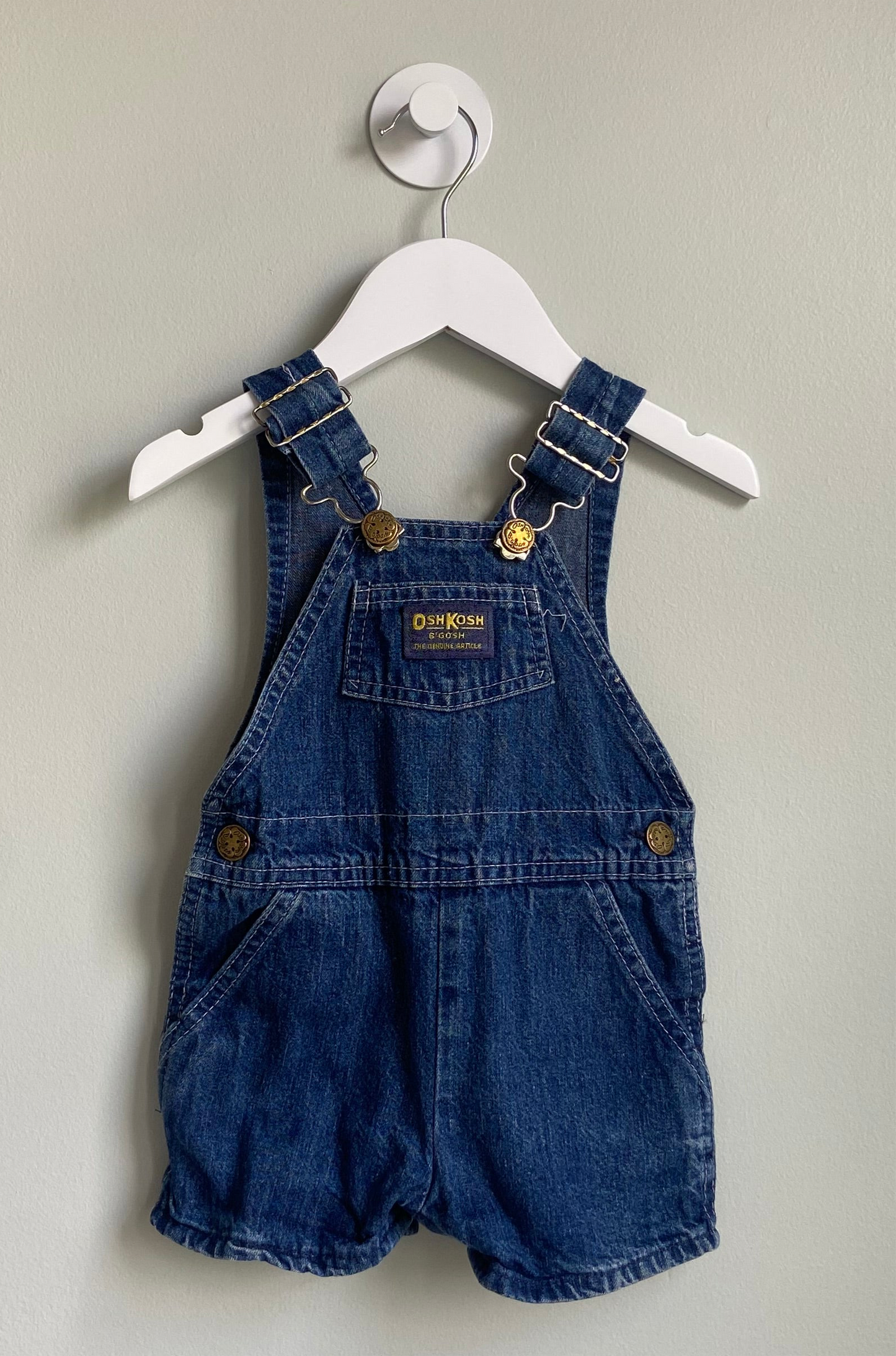 Vintage 80s/90s Oshkosh Denim Overalls 12M