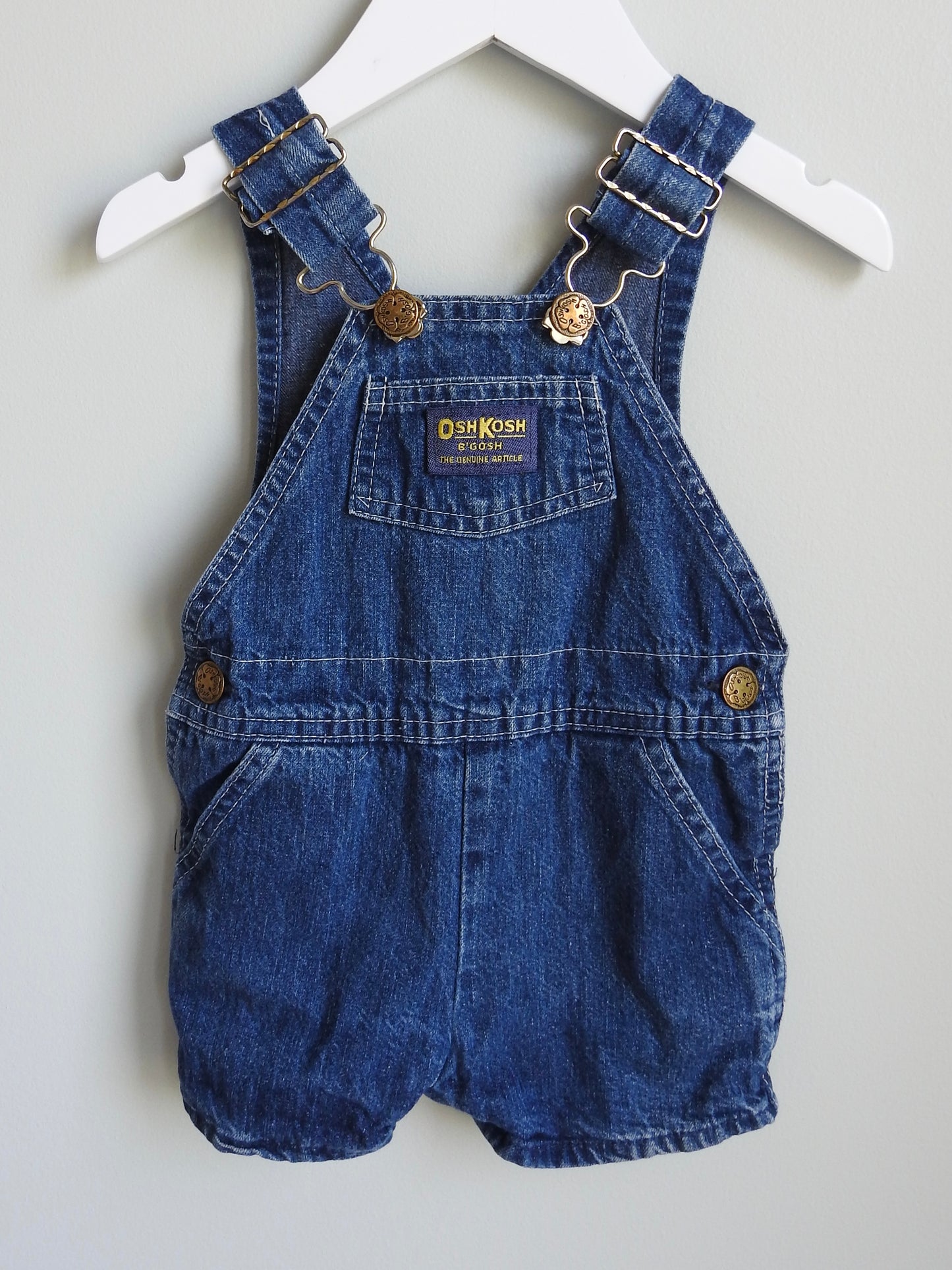 Vintage 80s/90s Oshkosh Denim Overalls 12M