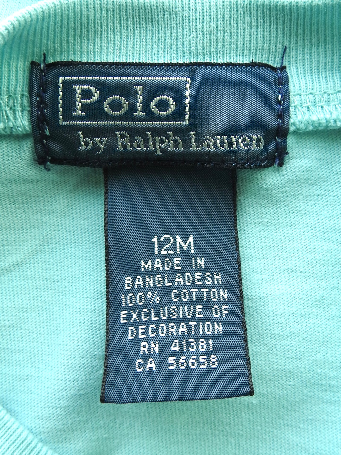 Polo Ralph Lauren Light Blue Shirt 12M