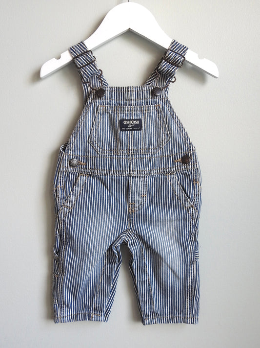 Oshkosh B'gosh Striped Long Overalls 3M
