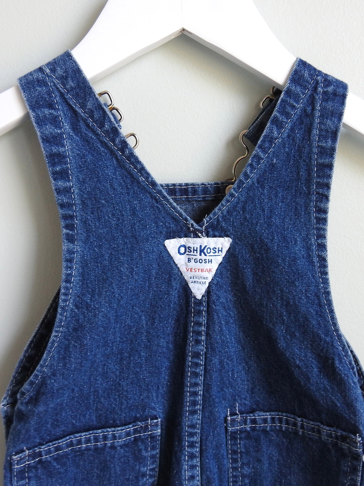 Vintage 80s/90s Oshkosh Denim Overalls 12M