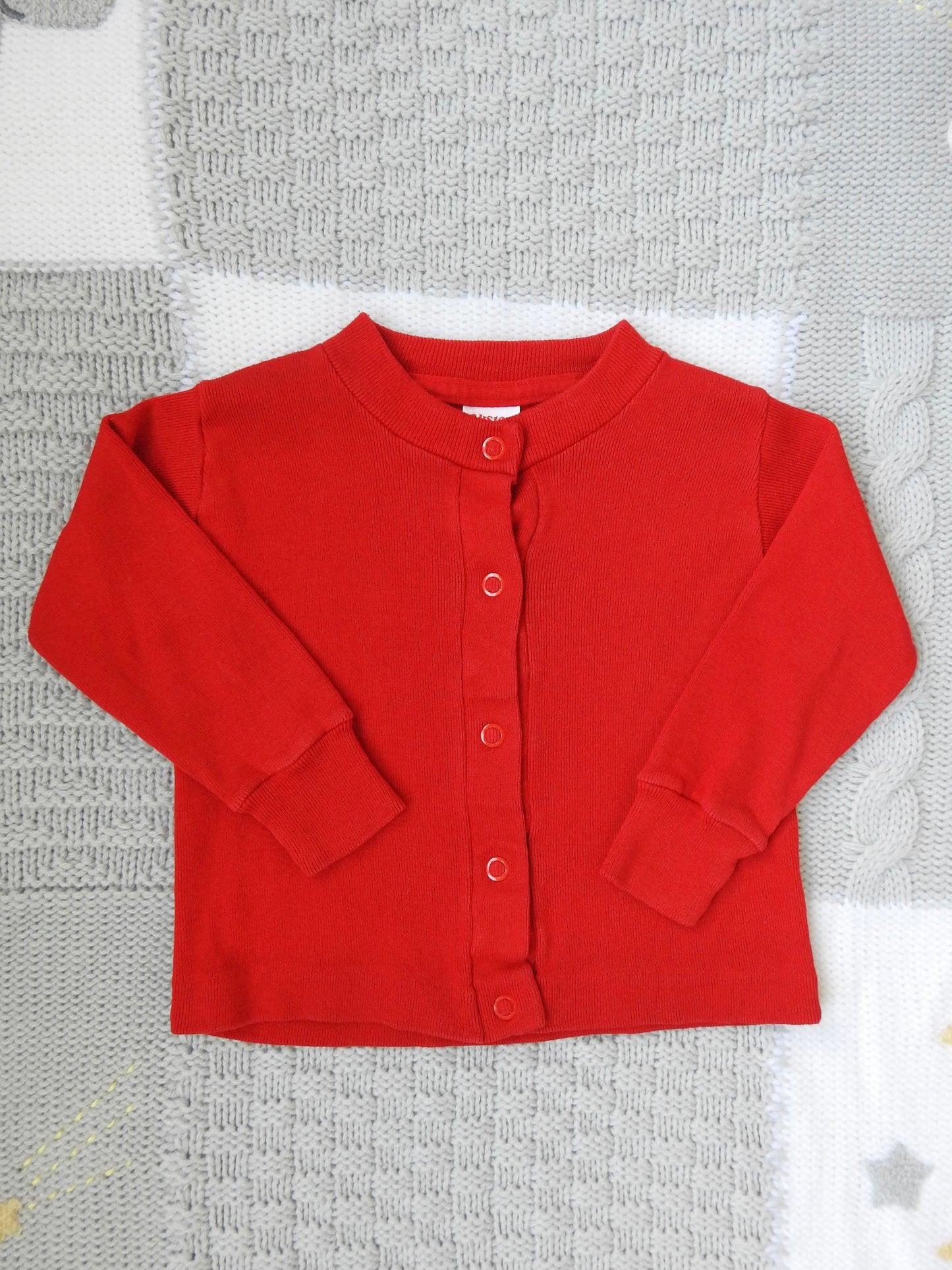 Vintage 70s/80s Buster Brown Red Long Sleeve Shirt 6-12M