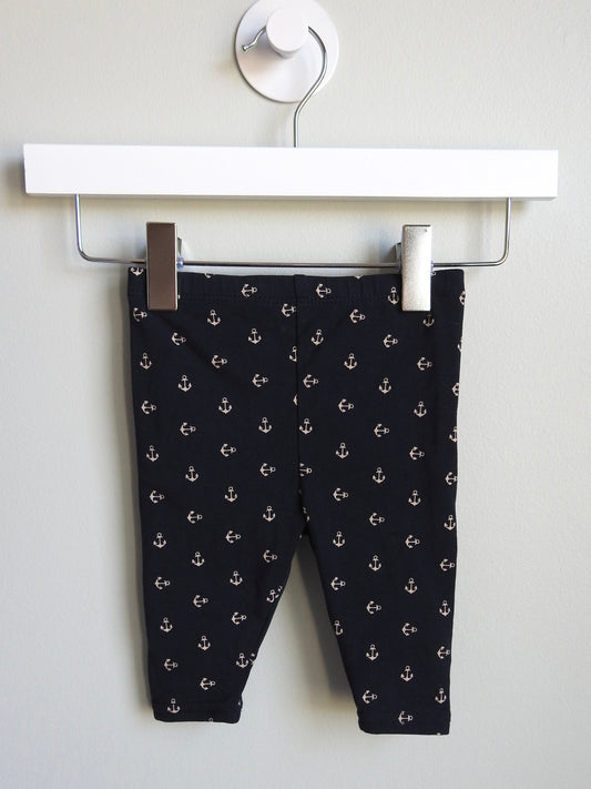 Ralph Lauren Navy Nautical Leggings 3M