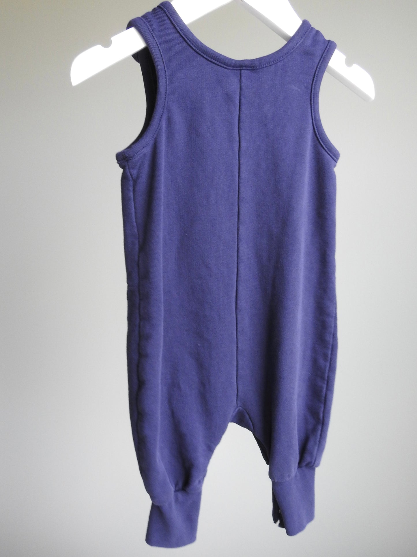 Hanna Andersson Navy French Terry Overalls 3-6M