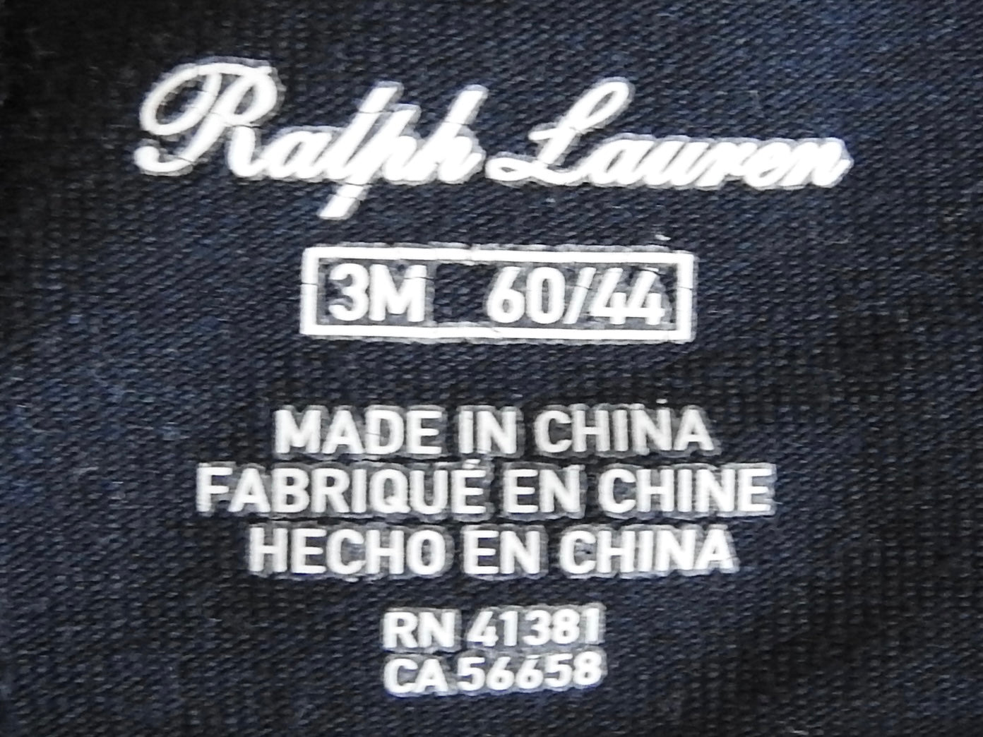 Ralph Lauren Navy Nautical Leggings 3M