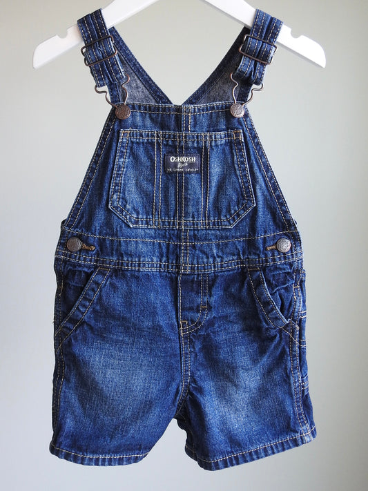 Oshkosh B'gosh Denim Short Overalls 18M