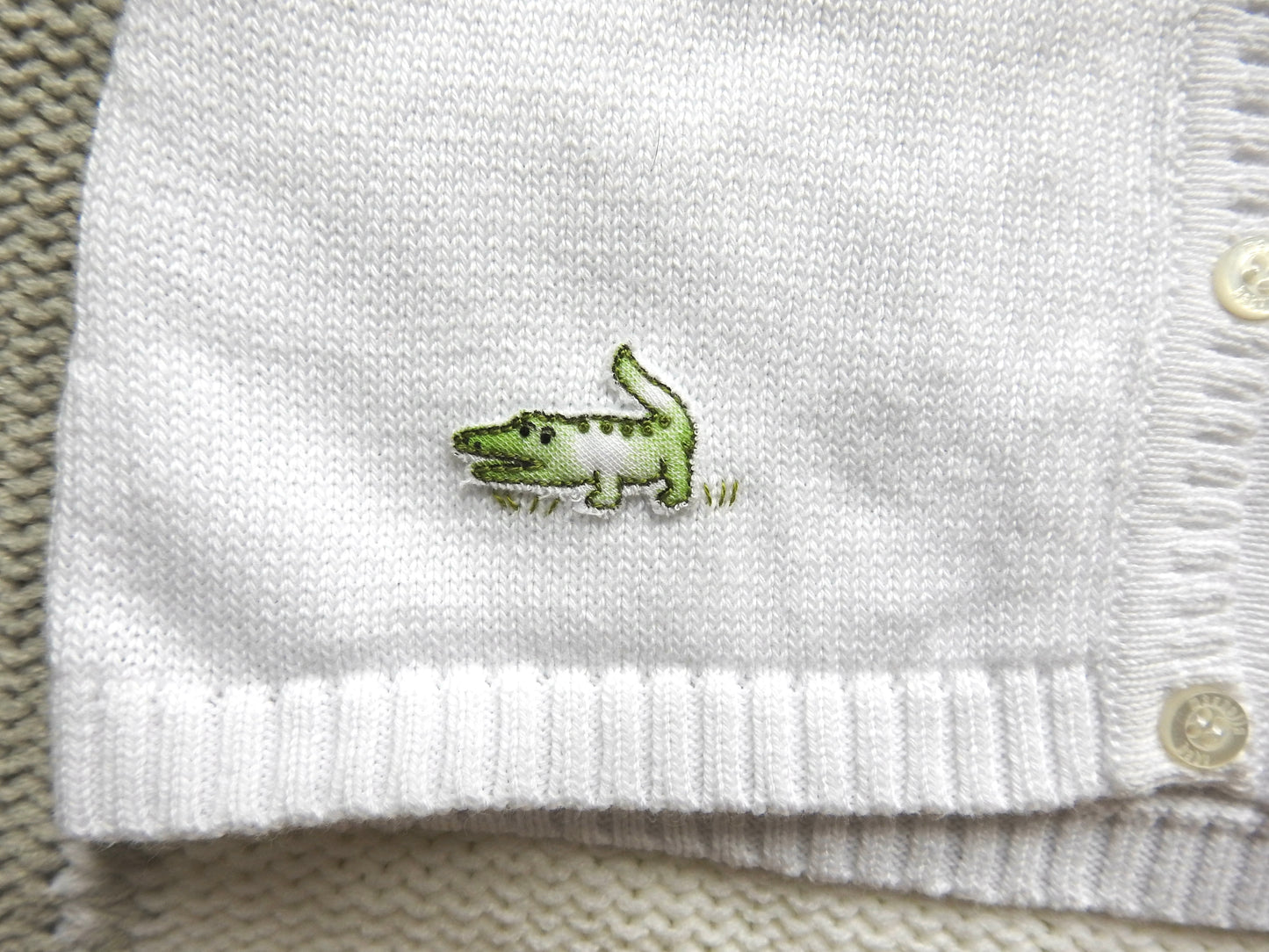 Magnolia Baby White Animals Cardigan 3M