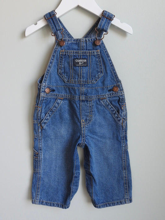 Oshkosh B'gosh Denim Long Overalls 9M