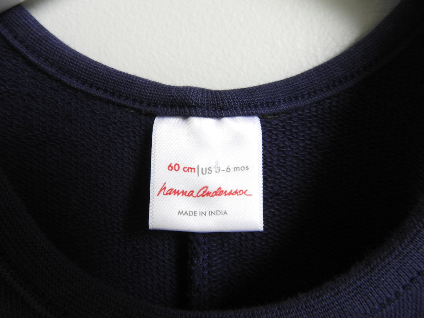 Hanna Andersson Navy French Terry Overalls 3-6M
