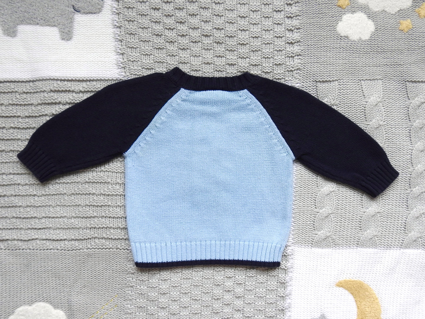 2011 Gymboree Blue Helicopter Sweater 0-3M
